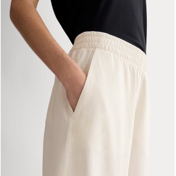 Everlane Off-Duty Barrel Pant - Bone, XS, NWT - Picture 5 of 5